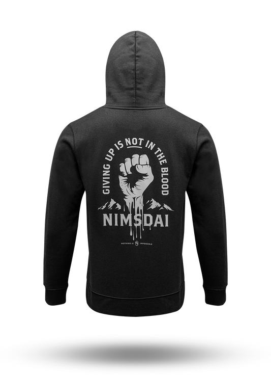 Giving Up Is Not In The Blood Classic Hoodie
