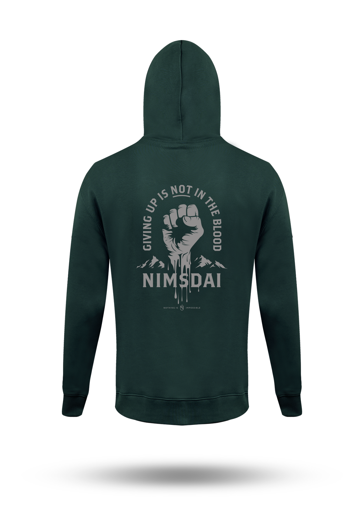 Giving Up Is Not In The Blood Classic Hoodie
